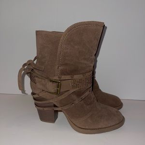 Bootie ankle boots.  Like New!! Worn once!